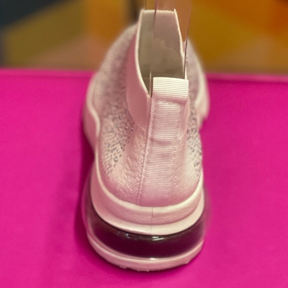 Italina Knitted Sparkly Embellished Platform Slip-On Sock Sneaker - Picture 3 of 9